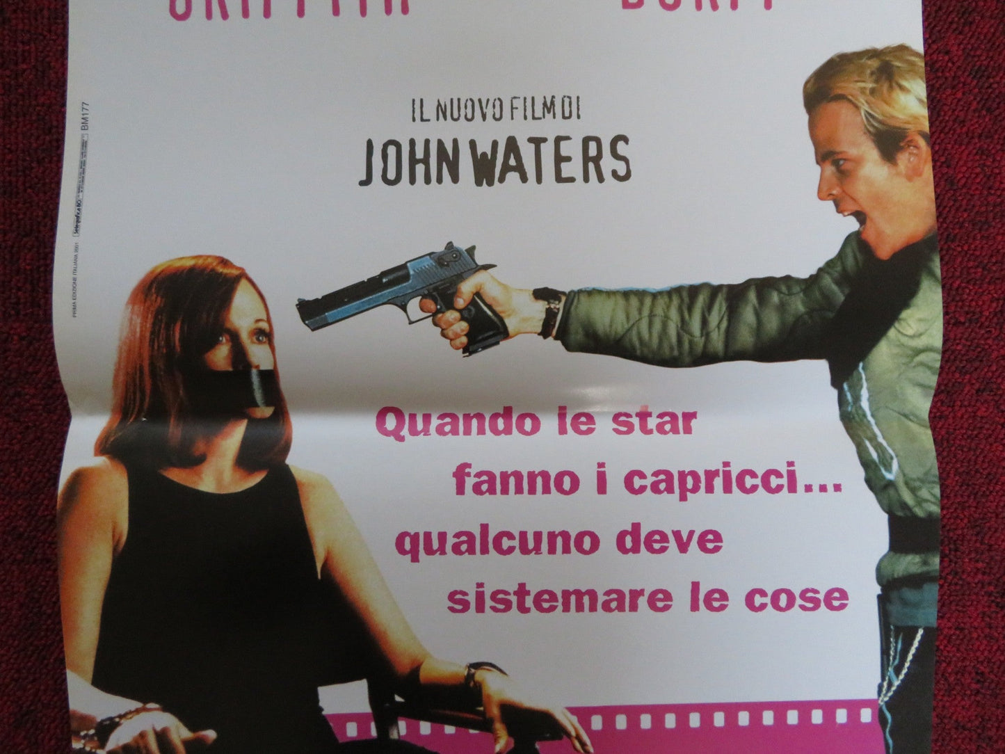 CECIL B. DEMENTED ITALIAN LOCANDINA POSTER MELANIE GRIFFITH STEPHEN DORFF 2000 Rendezvous Cinema Movie posters