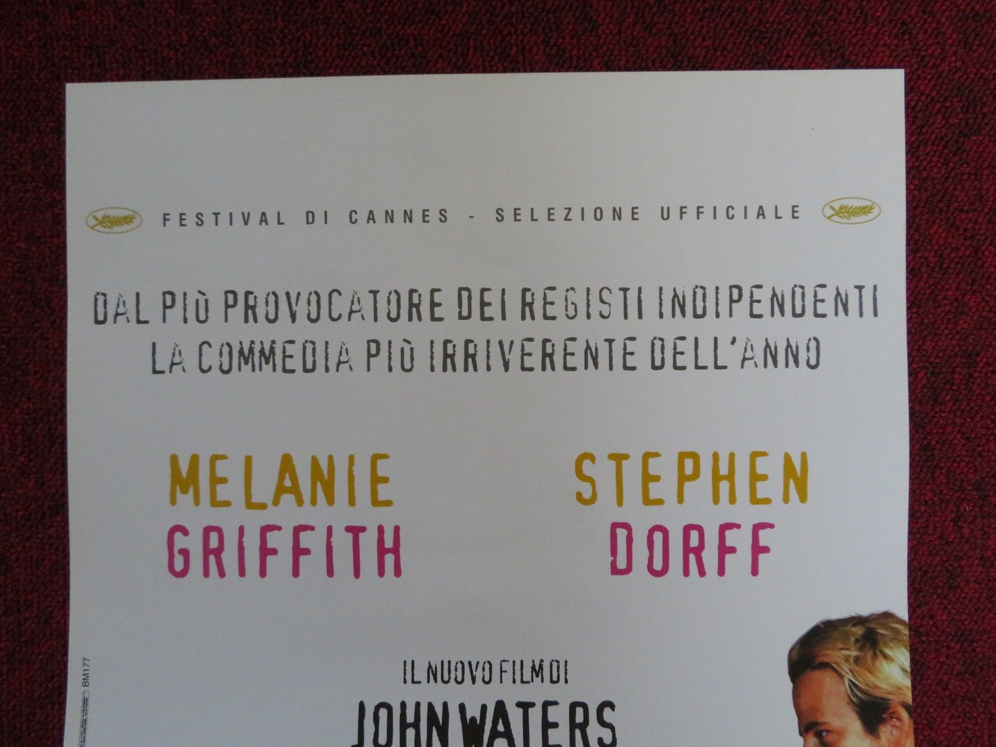 CECIL B. DEMENTED ITALIAN LOCANDINA POSTER MELANIE GRIFFITH STEPHEN DORFF 2000 Rendezvous Cinema Movie posters