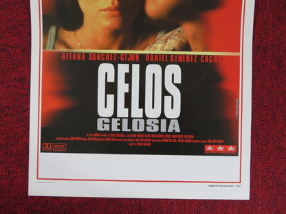 CELOS GELOSIA ITALIAN LOCANDINA (27.5"x13") POSTER DANIEL GIMENEZ CACHO 2001 Movie posters