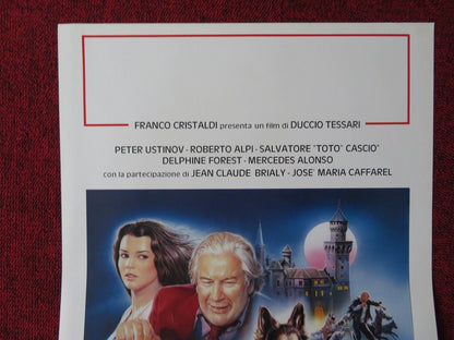 CERA UN CASTELLO CON QUARANTA CANI ITALIAN LOCANDINA (27.5"x13") POSTER 1990 - Rendezvous Cinema