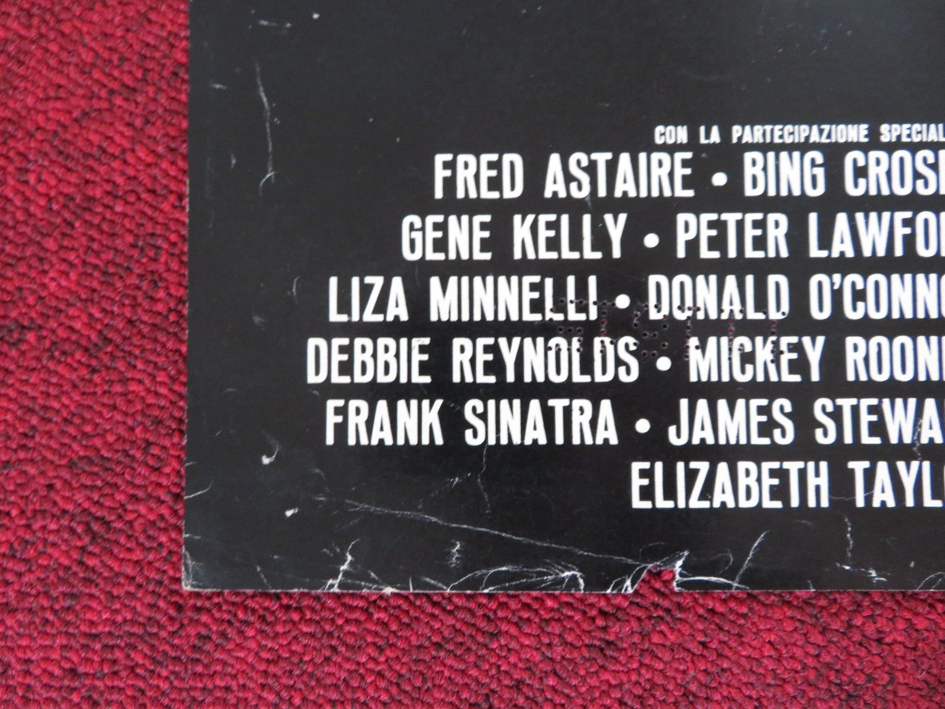 C'ERA UNA VOLTA HOLLYWOOD ITALIAN FOTOBUSTA POSTER FRED ASTAIRE BING CROSBY 1974 Rendezvous Cinema Movie posters