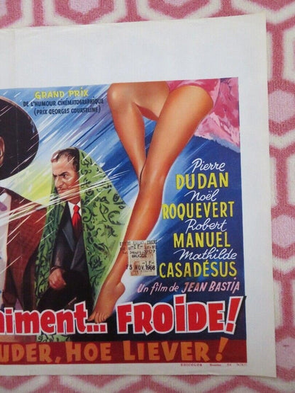 CERTAINS L'AIMENT... FROIDE!/ Some Like It ... Cold BELGIUM POSTER 1960 Movie posters