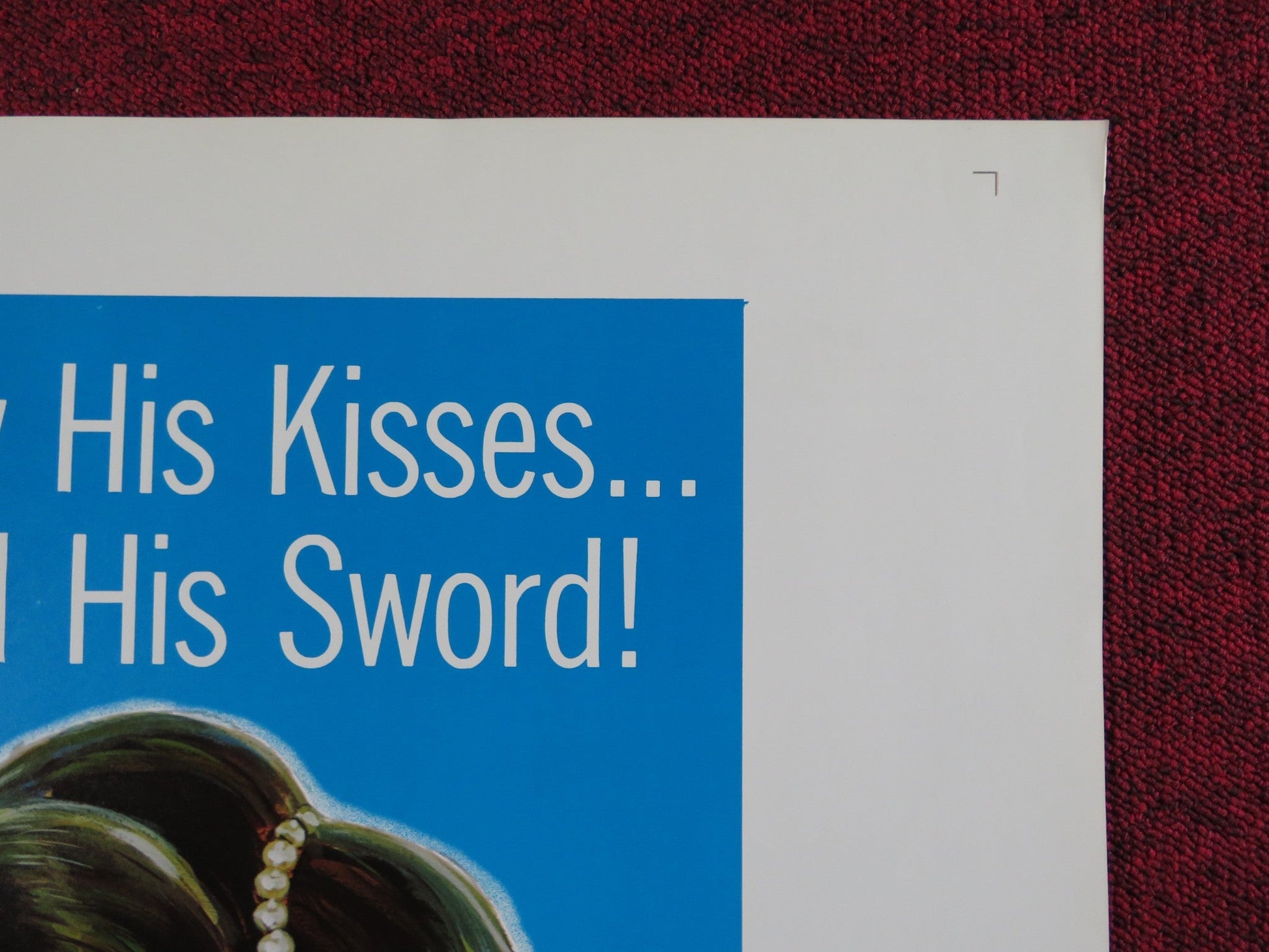 CERVANTES FOLDED US ONE SHEET POSTER HORST BUCHHOLZ GINA LOLLOBRIGIDA 1968 Rendezvous Cinema Movie posters