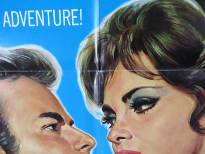 CERVANTES FOLDED US ONE SHEET POSTER HORST BUCHHOLZ GINA LOLLOBRIGIDA 1968 Rendezvous Cinema Movie posters