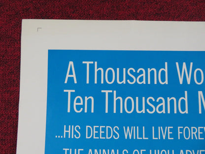 CERVANTES FOLDED US ONE SHEET POSTER HORST BUCHHOLZ GINA LOLLOBRIGIDA 1968 Rendezvous Cinema Movie posters