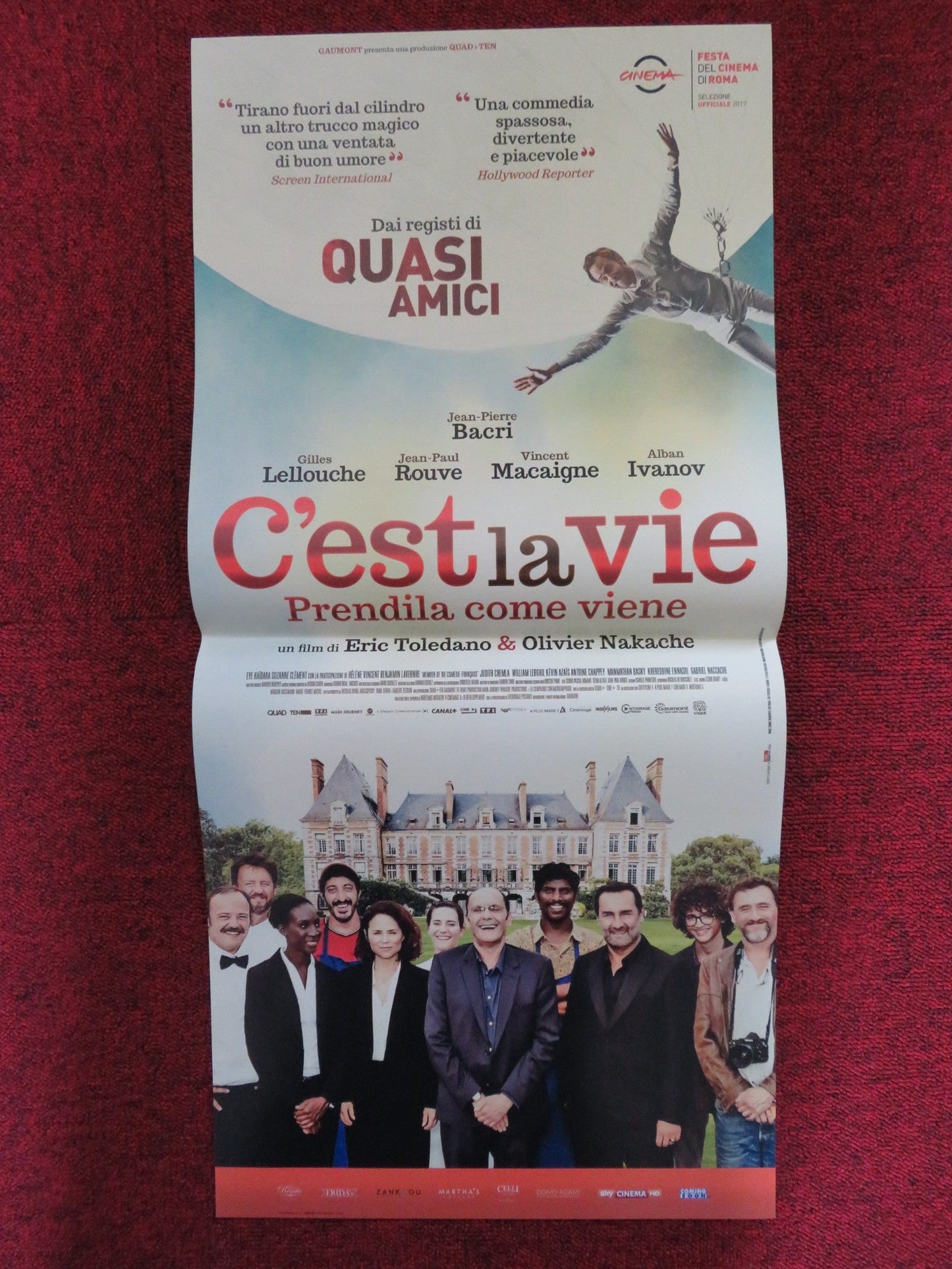 C'EST LA VIE ITALIAN LOCANDINA POSTER JEAN - PIERRE BACRI JEAN - PAUL ROUVE 2017 Rendezvous Cinema Movie posters