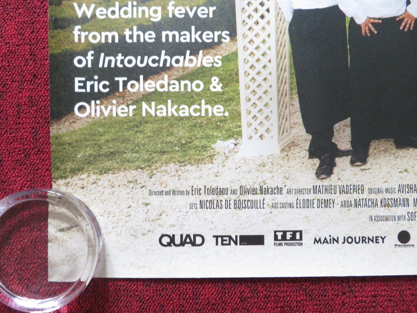 C'EST LA VIE! UK QUAD (30"x 40") ROLLED POSTER JEAN - PIERRE BACRI 2017 Rendezvous Cinema Movie posters