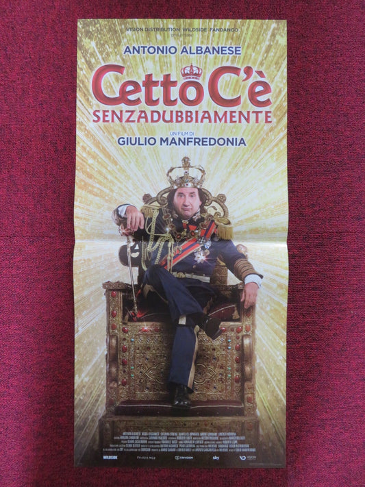 CETTO C'E SENZADUBBIAMENTE ITALIAN LOCANDINA POSTER ANTONIO ALBANESE 2019 Rendezvous Cinema Movie posters