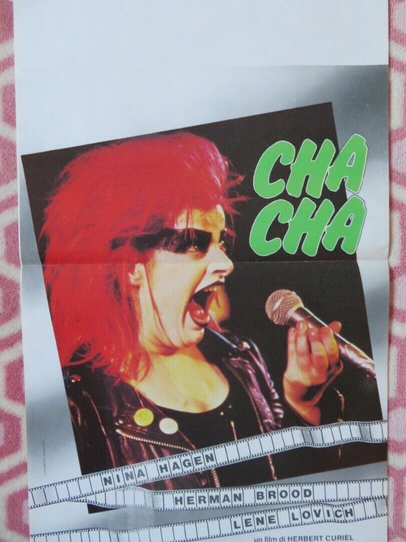 CHA - CHA ITALIAN LOCANDINA (27.5"x14") POSTER NINA HAGEN HERMAN BROOD 1979 Movie posters