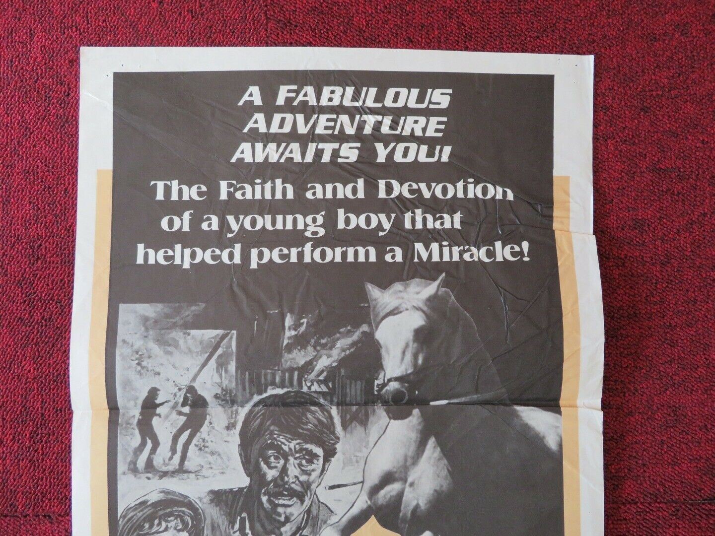 CHAMPION / Run for the Roses FOLDED AUSTRALIAN DAYBILL POSTER VERA MILES 1977 Movie posters