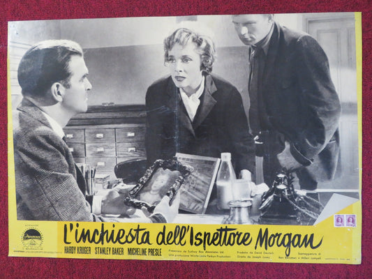 CHANCE MEETING - B ITALIAN FOTOBUSTA POSTER HARDY KRUGER STANLEY BAKER 1959 Rendezvous Cinema Movie posters