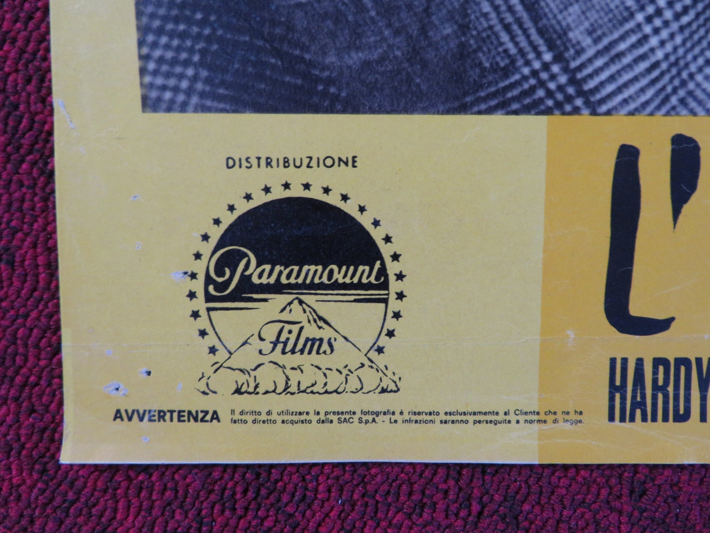 CHANCE MEETING - B ITALIAN FOTOBUSTA POSTER HARDY KRUGER STANLEY BAKER 1959 Rendezvous Cinema Movie posters