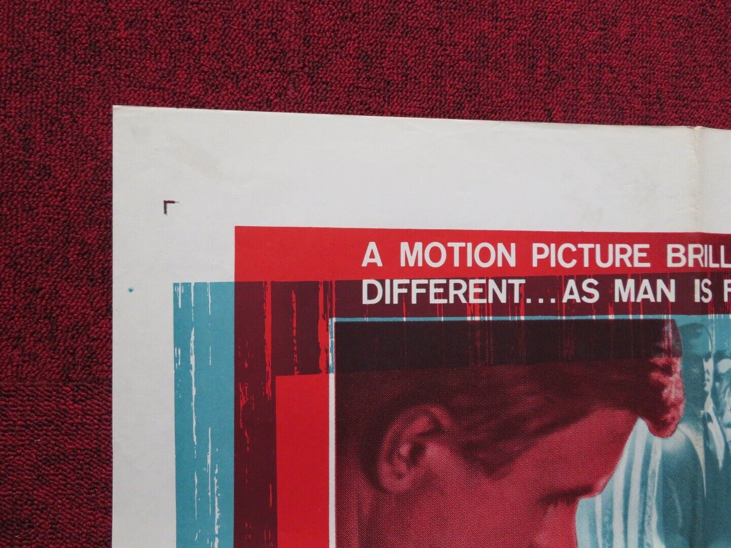 CHANCE MEETING FOLDED US ONE SHEET POSTER HARDY KRUGER STANLEY BAKER 1960 Movie posters