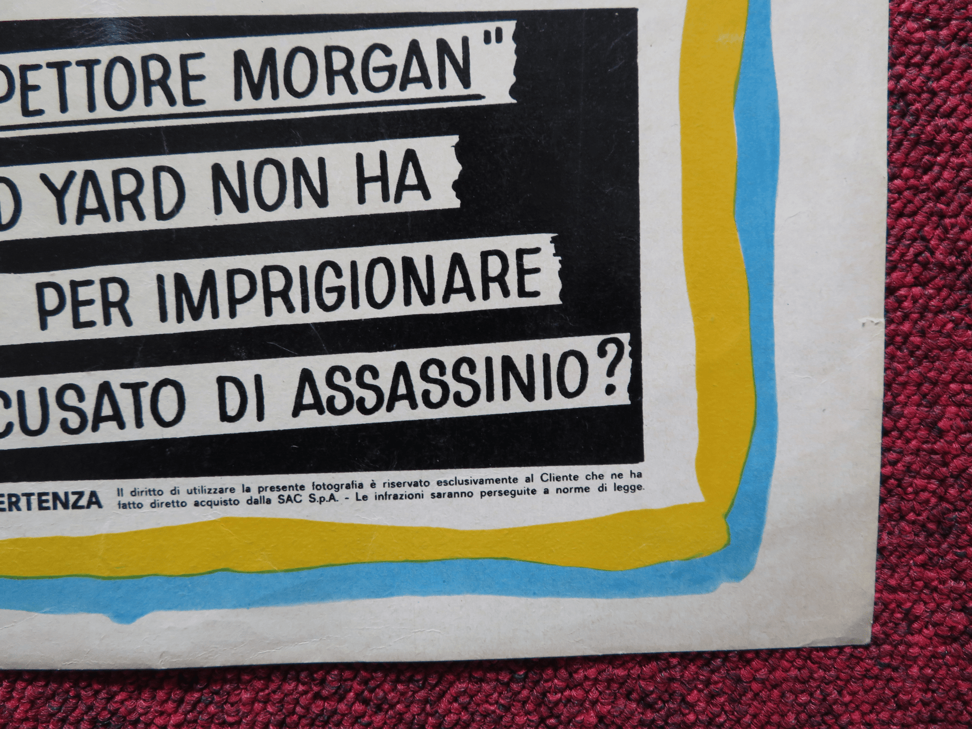 CHANCE MEETING ITALIAN FOTOBUSTA POSTER HARDY KRUGER STANLEY BAKER 1959 Rendezvous Cinema Movie posters