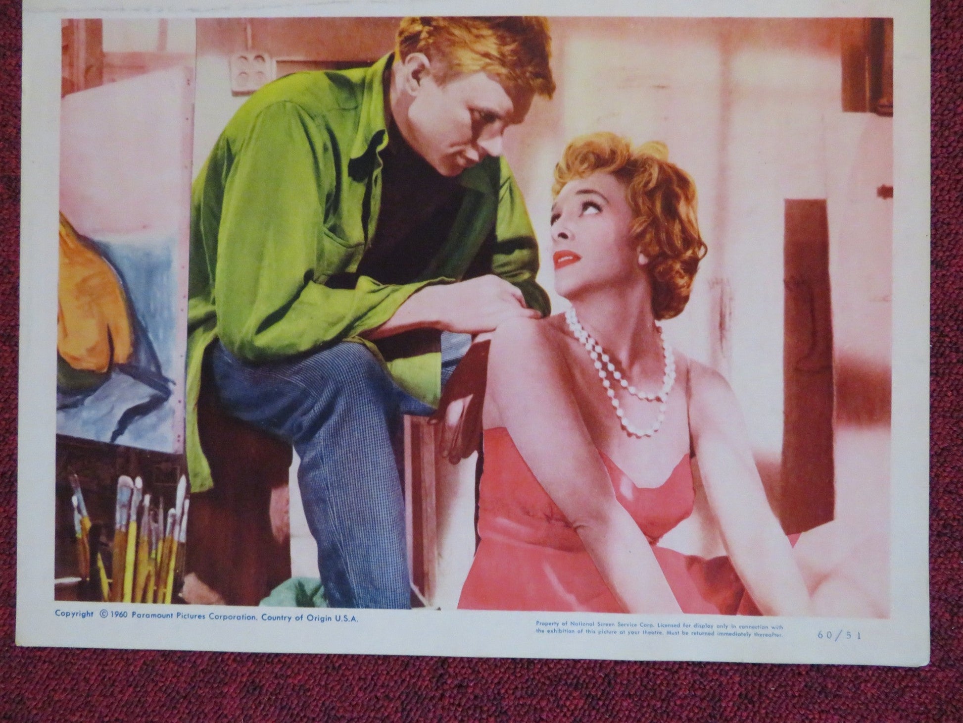 CHANCE MEETING US INSERT (14"x 36") POSTER HARDY KRUGER STANLEY BAKER 1960 Rendezvous Cinema Movie posters