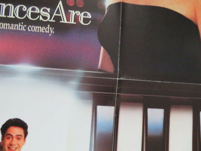 CHANCES ARE US ONE SHEET POSTER CYBILL SHEPHERD ROBERT DOWNEY JR. '89 Movie posters