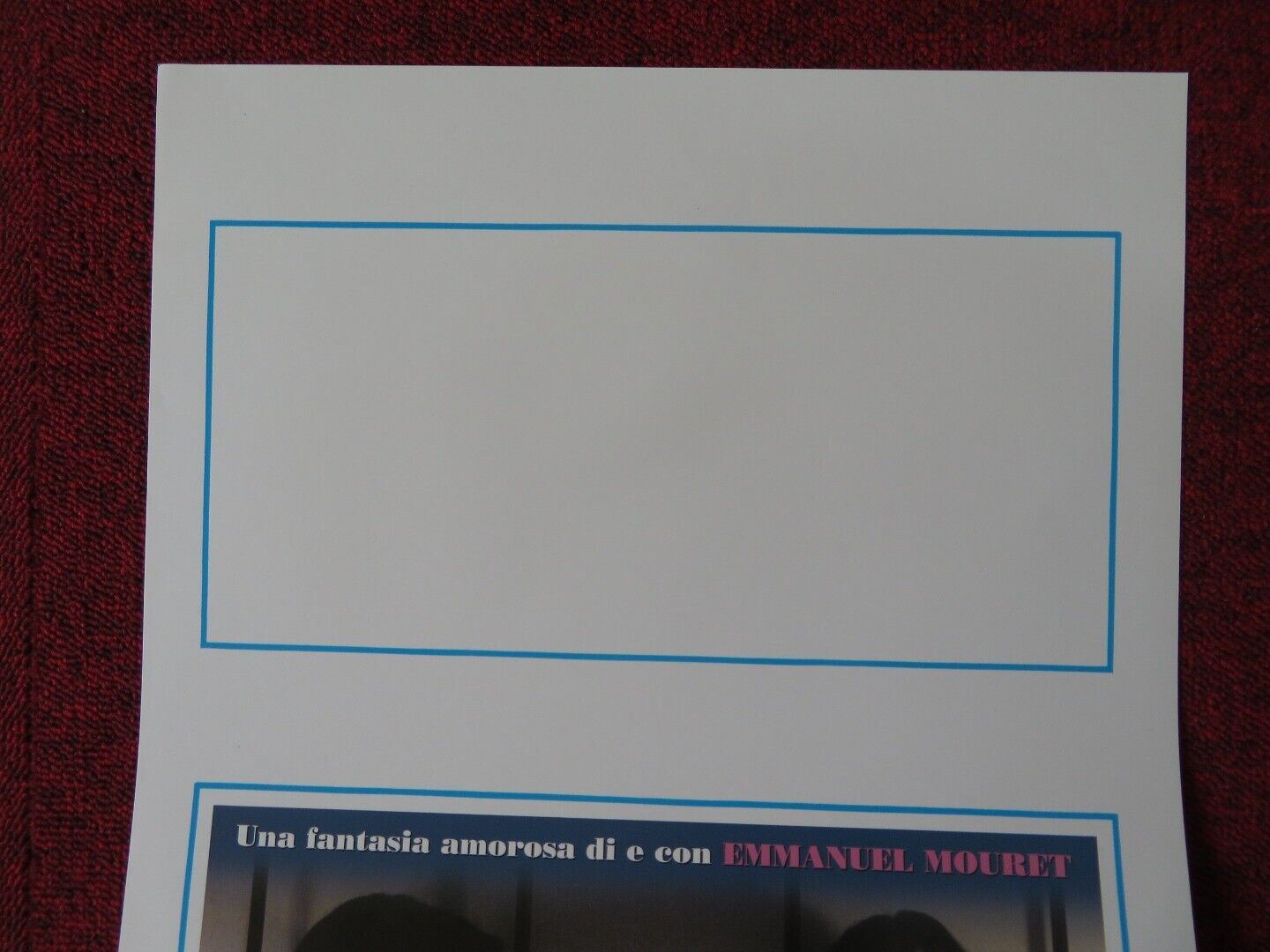 CHANGE OF ADDRESS ITALIAN LOCANDINA (27.5"x13") POSTER EMMANUEL MOURET 2006 Movie posters