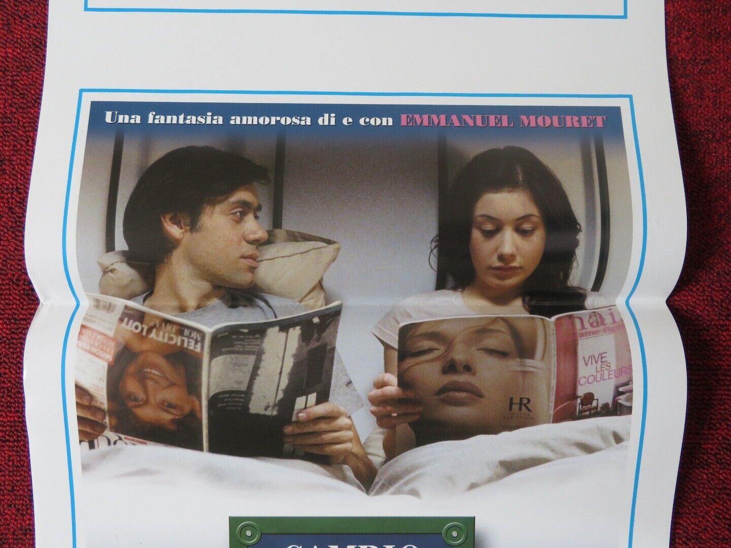 CHANGE OF ADDRESS ITALIAN LOCANDINA (27.5"x13") POSTER EMMANUEL MOURET 2006 Movie posters