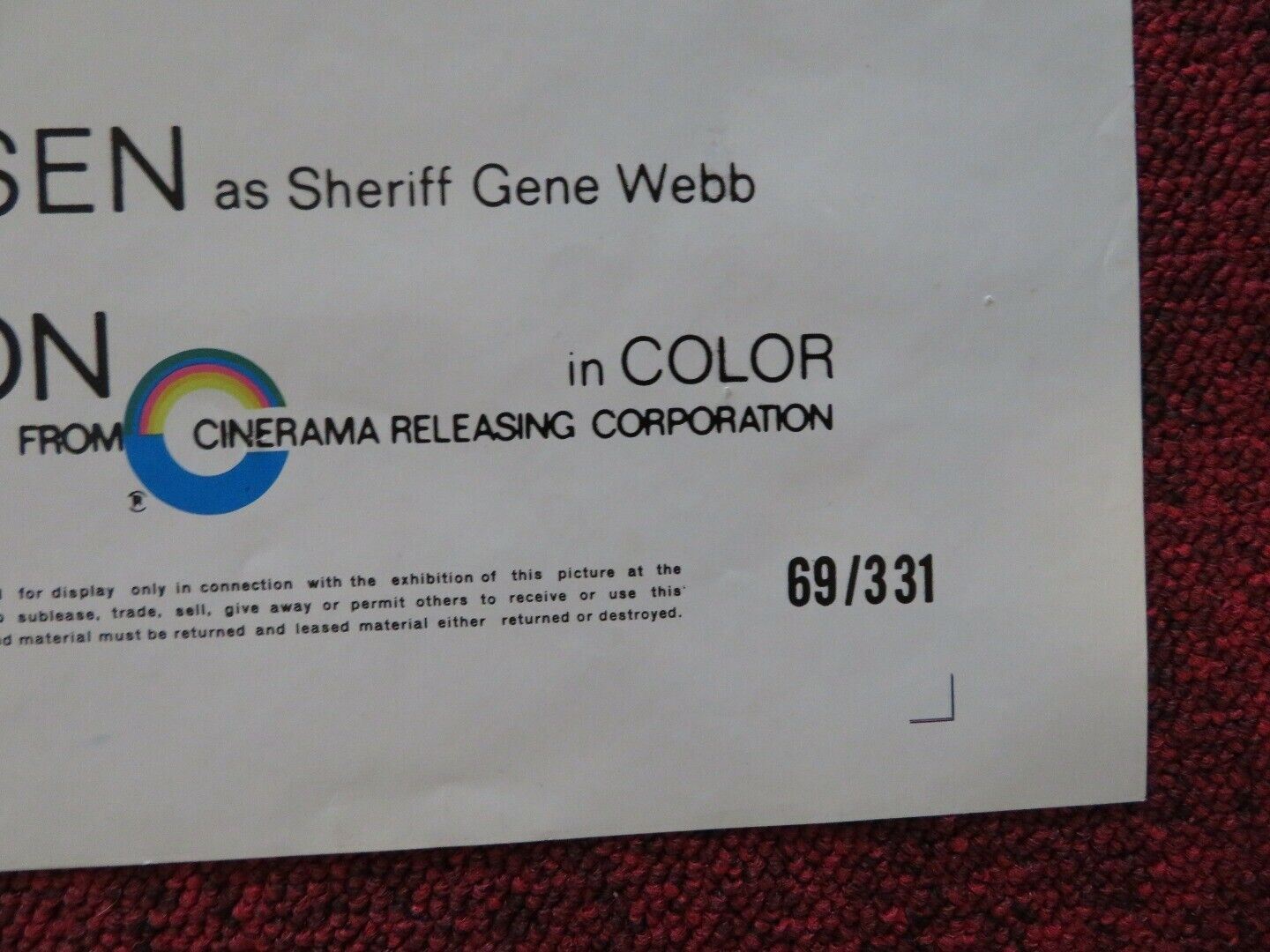 CHANGE OF MIND FOLDED US ONE SHEET POSTER RAYMOND ST. JACQUES SUSAN OLIVER 1969 Movie posters