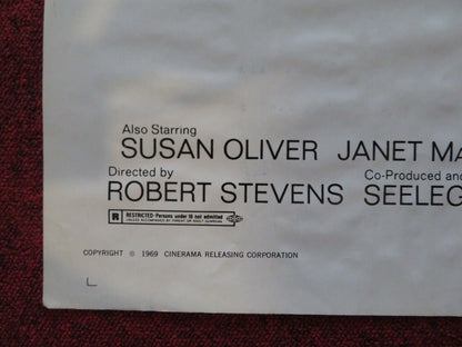 CHANGE OF MIND FOLDED US ONE SHEET POSTER RAYMOND ST. JACQUES SUSAN OLIVER 1969 Movie posters