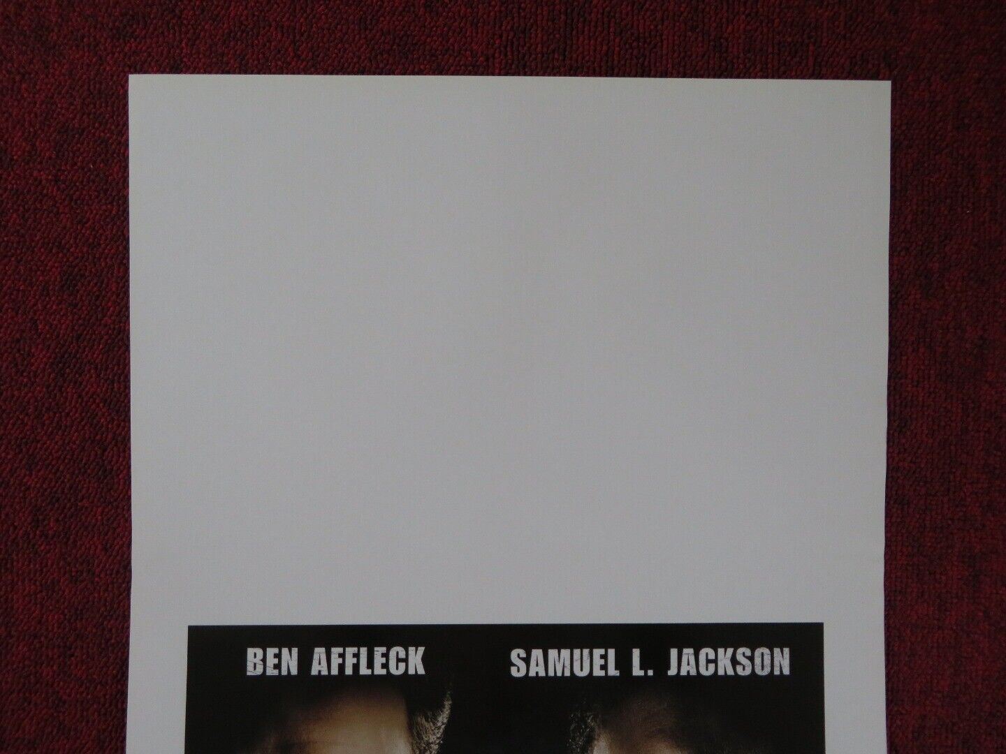 CHANGING LANES ITALIAN LOCANDINA (27.5"x13") POSTER SAMUEL L.JACKSON 2002 Movie posters