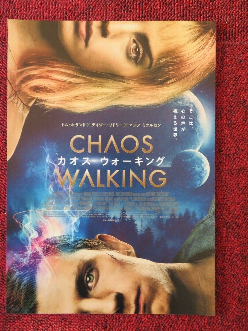 CHAOS WALKING JAPANESE CHIRASHI (B5) POSTER TOM HOLLAND DAISY RIDLEY 2021 Movie posters