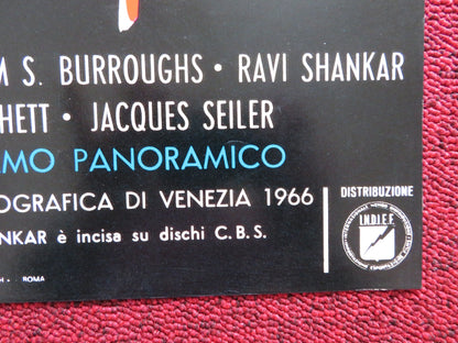 CHAPPAQUA - B ITALIAN FOTOBUSTA POSTER CONRAD ROOKS JEAN LOUIS BARRAULT 1968 Rendezvous Cinema Movie posters