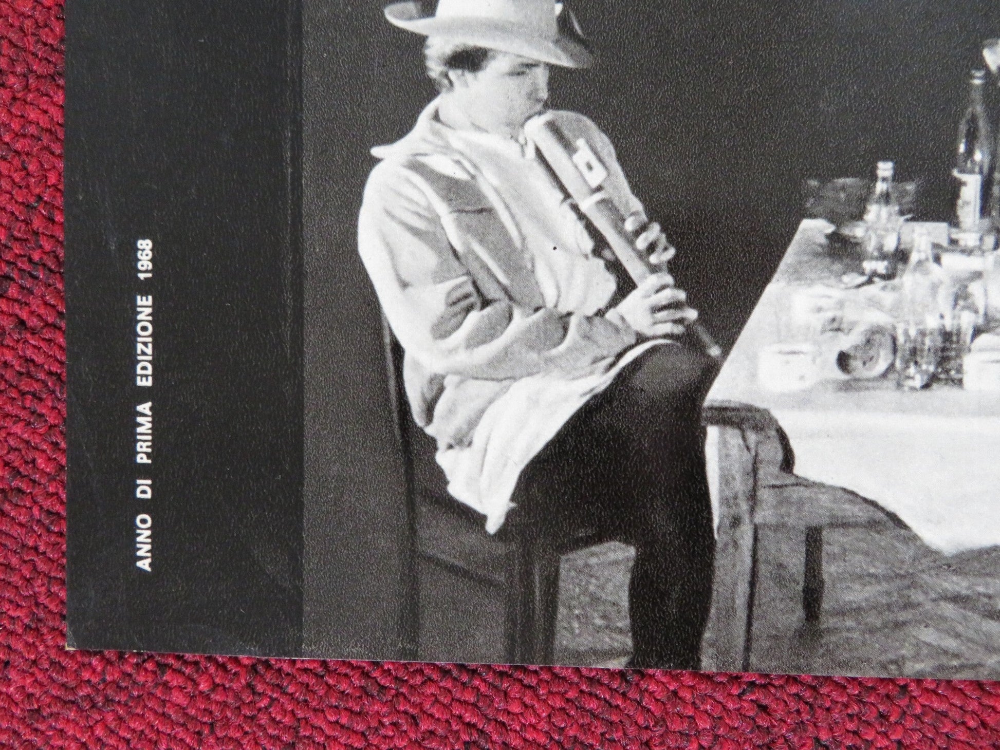 CHAPPAQUA - E ITALIAN FOTOBUSTA POSTER CONRAD ROOKS JEAN LOUIS BARRAULT 1968 Rendezvous Cinema Movie posters