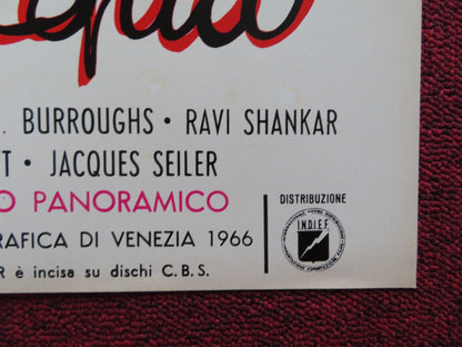 CHAPPAQUA - E ITALIAN FOTOBUSTA POSTER CONRAD ROOKS JEAN LOUIS BARRAULT 1968 Rendezvous Cinema Movie posters