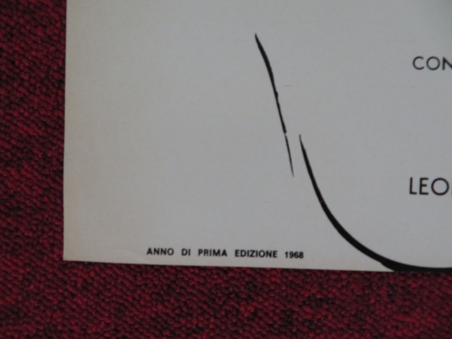 CHAPPAQUA - G ITALIAN FOTOBUSTA POSTER CONRAD ROOKS JEAN LOUIS BARRAULT 1968 Rendezvous Cinema Movie posters