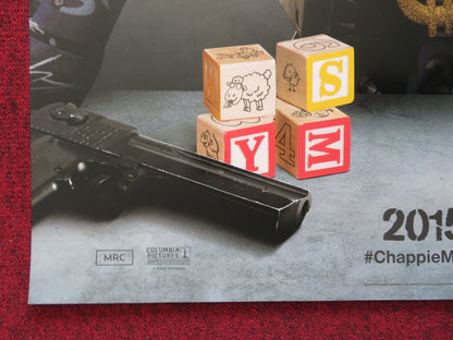 CHAPPIE US ONE SHEET ROLLED POSTER SHARLTO COPLEY DEV PATEL 2015 Rendezvous Cinema Movie posters