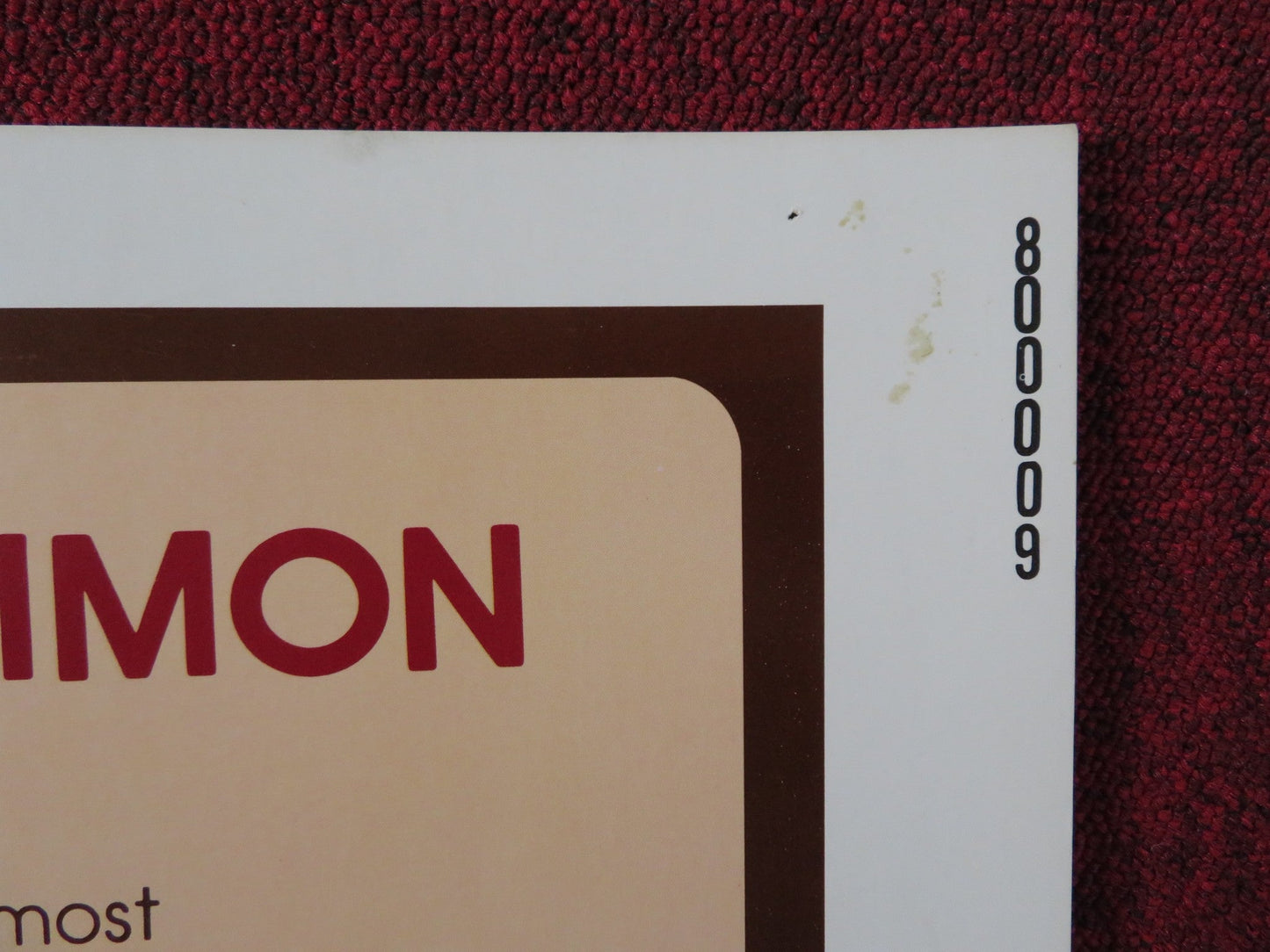 CHAPTER TWO US HALF SHEET (22"x 28") POSTER JAMES CAAN MARSHA MASON 1980 Rendezvous Cinema Movie posters