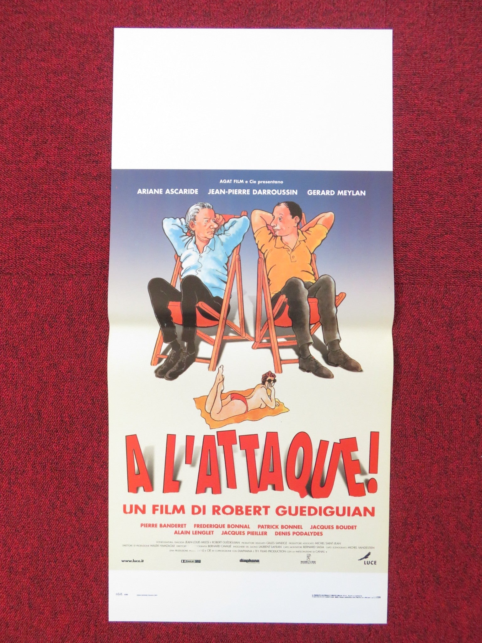 CHARGE! ITALIAN LOCANDINA POSTER ARIANE ASCARIDE PIERRE BANDERET 2000 Rendezvous Cinema Movie posters