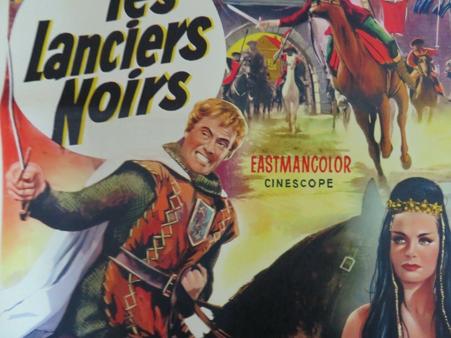 Charge of the Black Lancers BELGIUM (21"x14") POSTER MEL FERRER 1962 Movie posters