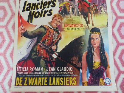 Charge of the Black Lancers BELGIUM (21"x14") POSTER MEL FERRER 1962 Movie posters
