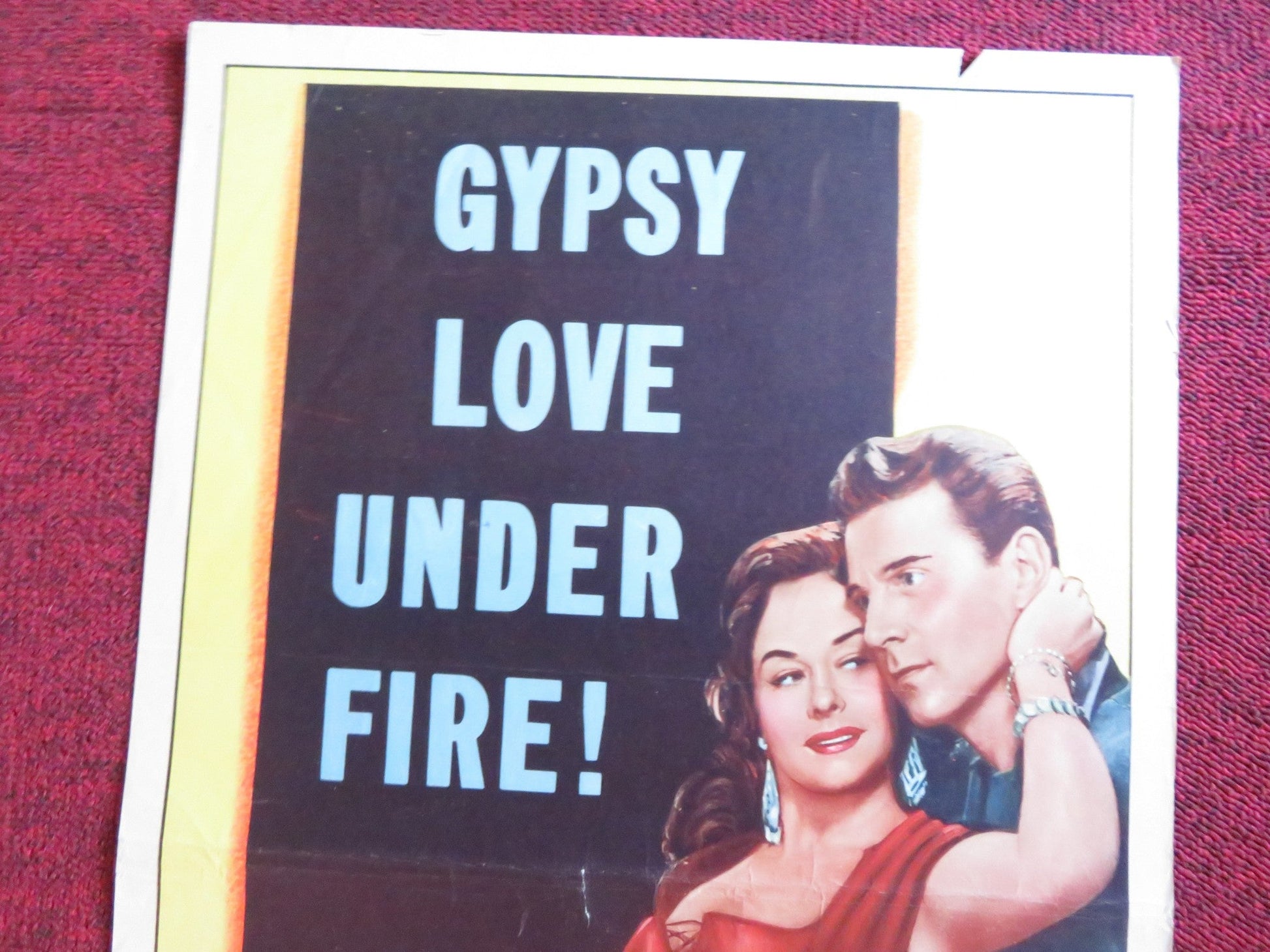 CHARGE OF THE LANCERS US INSERT (14"x 36") POSTER PAULETTE GODDARD 1953 Rendezvous Cinema Movie posters