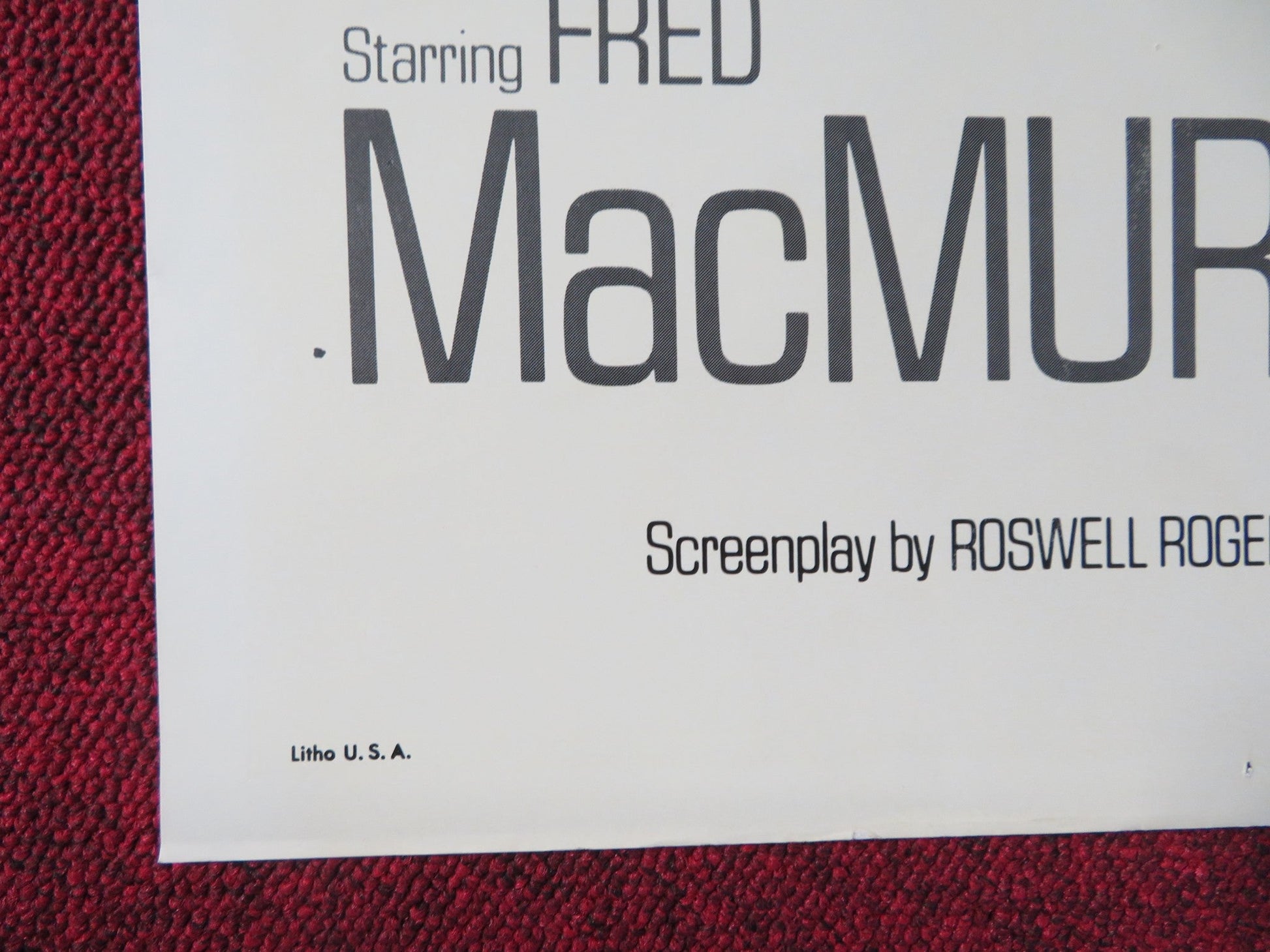 CHARLEY AND THE ANGEL FOLDED US ONE SHEET POSTER DISNEY KURT RUSSELL 1973 Rendezvous Cinema Movie posters