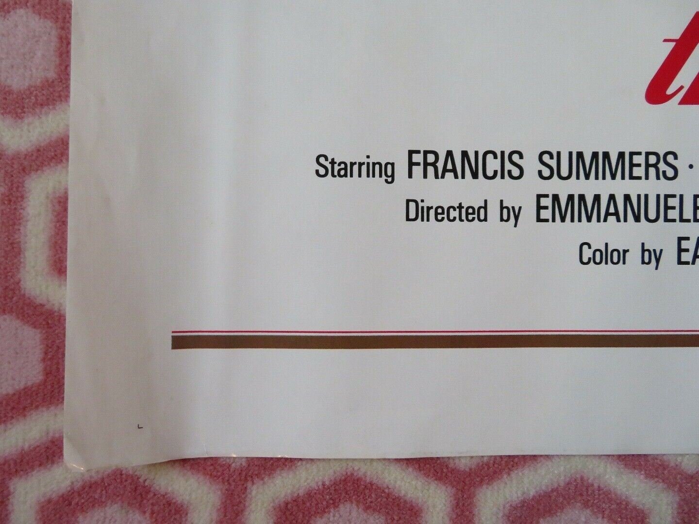 CHARLIE AND THE HOOKER / MY FIRST SIN FOLDED US ONE SHEET POSTER F SUMMERS 1977 Movie posters