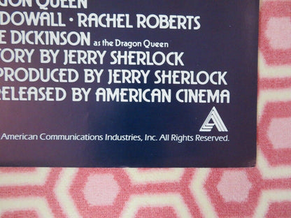 CHARLIE CHAN AND THE CURSE OF THE DRAGON QUEEN ONE SHEET (27 x 41) POSTER 1981 Movie posters