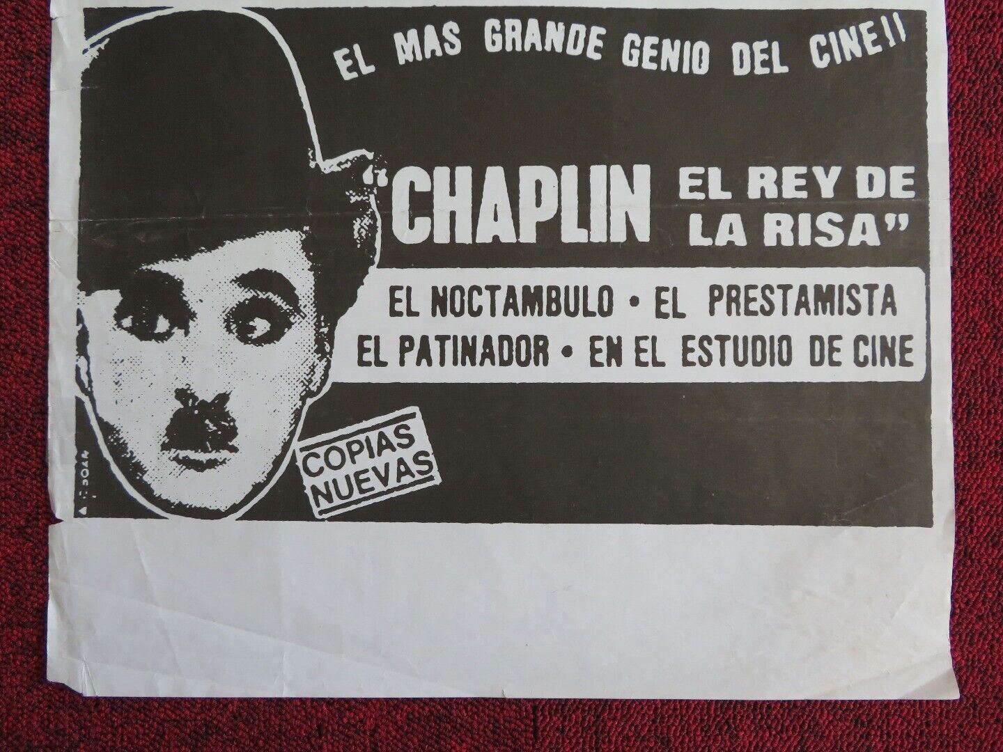 CHARLIE CHAPLIN COMBO POSTER SPANISH MINI (27.5" X 14") POSTER - Rendezvous Cinema
