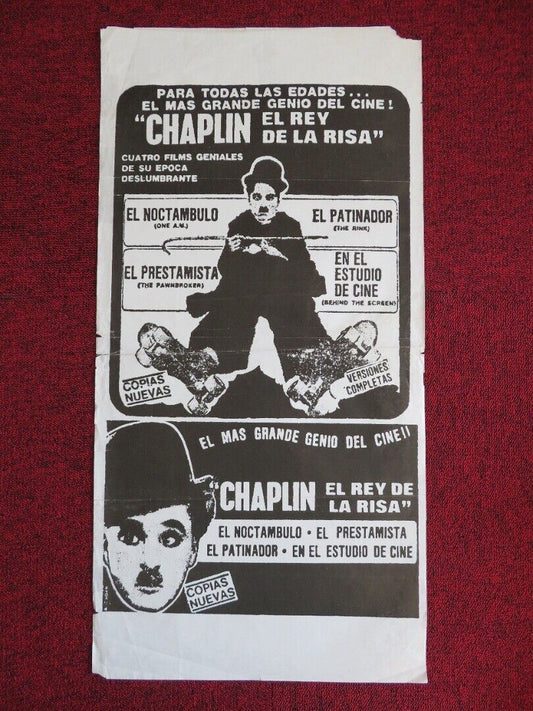 CHARLIE CHAPLIN COMBO POSTER SPANISH MINI (27.5" X 14") POSTER - Rendezvous Cinema