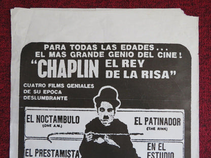 CHARLIE CHAPLIN COMBO POSTER SPANISH MINI (27.5" X 14") POSTER - Rendezvous Cinema