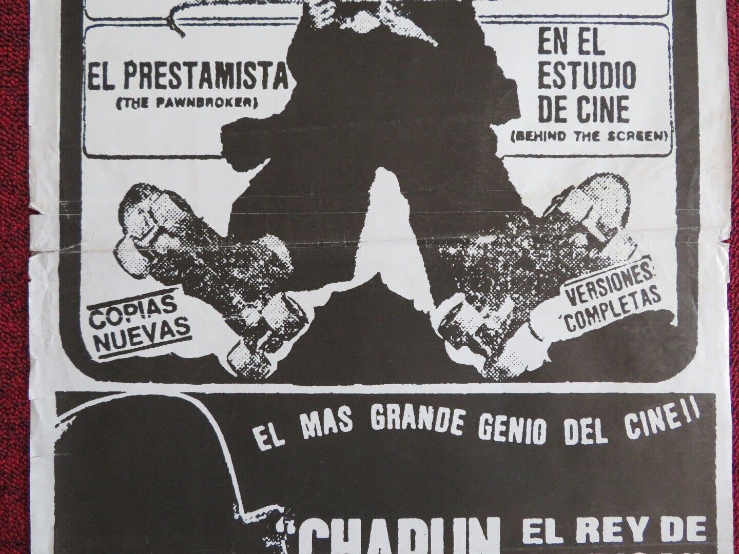 CHARLIE CHAPLIN COMBO POSTER SPANISH MINI (27.5" X 14") POSTER - Rendezvous Cinema