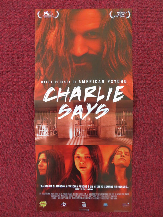 CHARLIE SAYS ITALIAN LOCANDINA POSTER HANNAH MURRAY MATT SMITH 2018 Rendezvous Cinema Movie posters