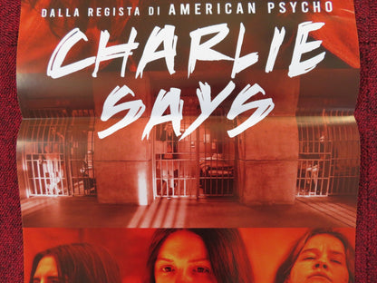 CHARLIE SAYS ITALIAN LOCANDINA POSTER HANNAH MURRAY MATT SMITH 2018 Rendezvous Cinema Movie posters