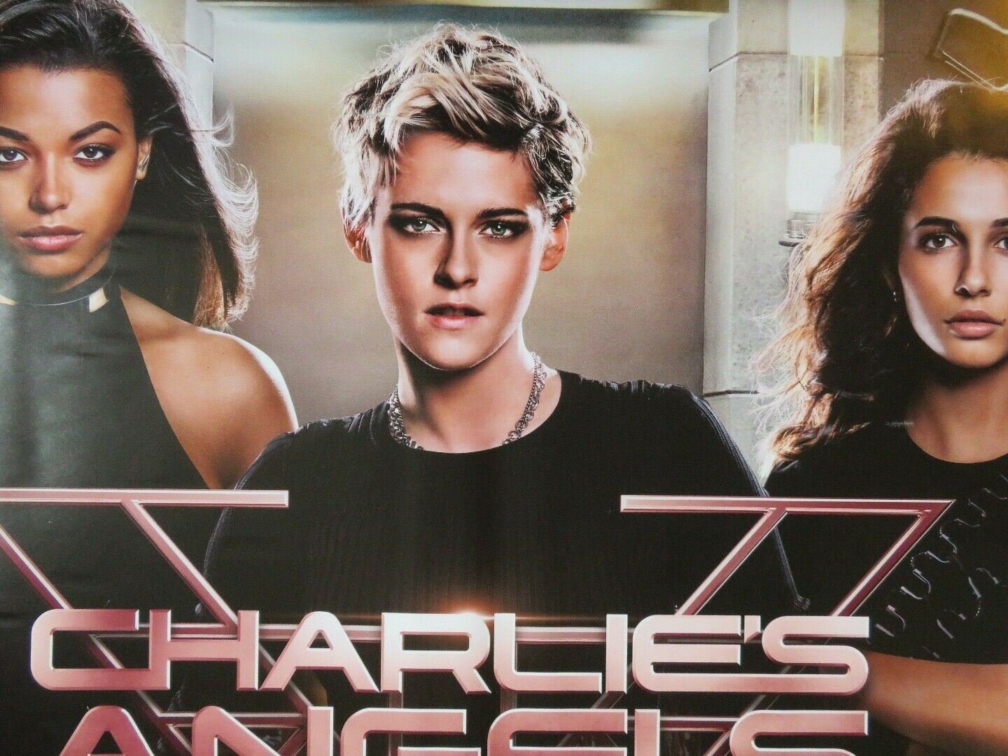 CHARLIES ANGELS BRITISH QUAD (30"x 40")ROLLED POSTER KIRSTEN STEWART NAOMI SCOTT Rendezvous Cinema Movie posters