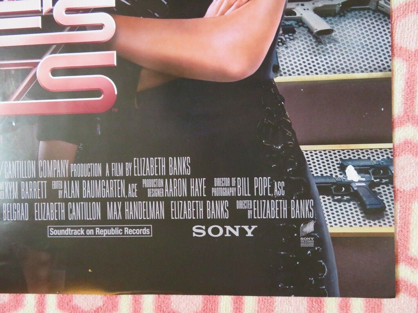 CHARLIES ANGELS BRITISH QUAD (30"x 40")ROLLED POSTER KIRSTEN STEWART NAOMI SCOTT Rendezvous Cinema Movie posters