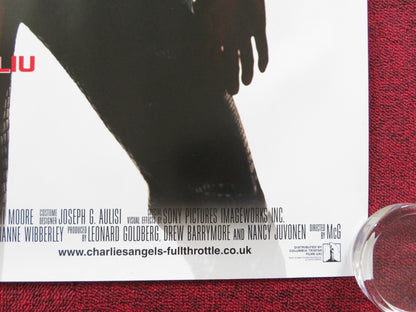 CHARLIE'S ANGELS: FULL THROTTLE UK QUAD (30"x 40") ROLLED POSTER C. DIAZ 2003 Rendezvous Cinema Movie posters