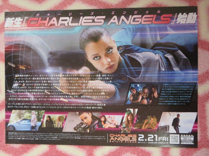 CHARLIE'S ANGELS JAPANESE CHIRASHI (B5) POSTER KIRSTEN STEWART NAOMI SCOTT 2019 Movie posters