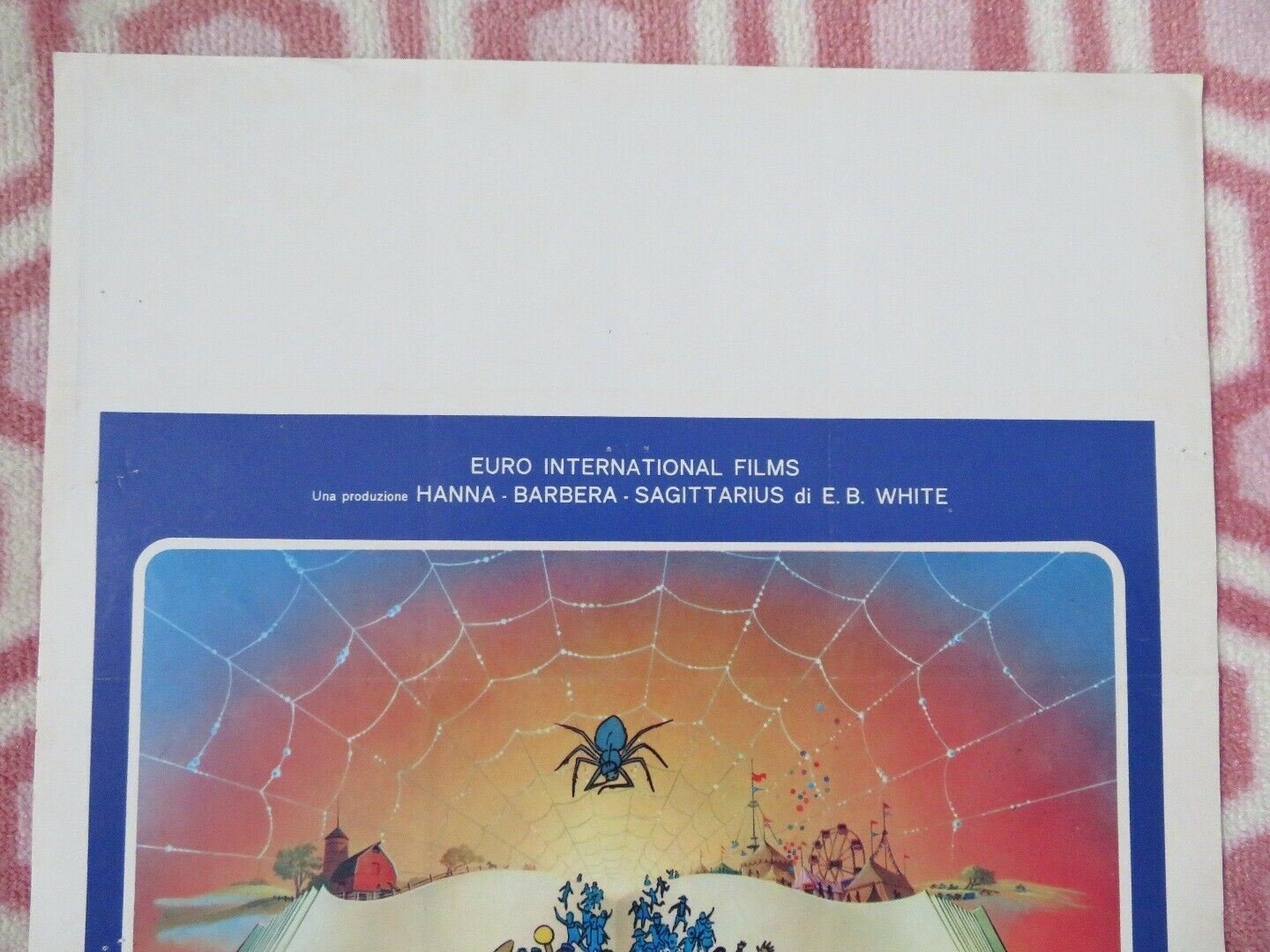 Charlotte's Web ITALIAN LOCANDINA (27.5"x 13") POSTER DEBBIE REYNOLDS 1973 Movie posters